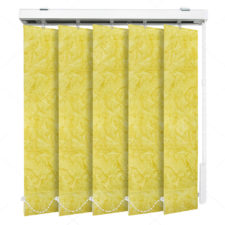 Вертикальные тканевые жалюзи Шёлк желтый 4117