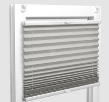 Шторы Плиссе - Аида светло-бежевый на пластиковые окна