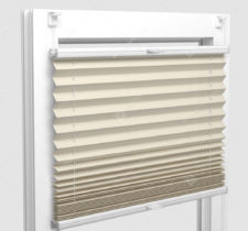 Шторы Плиссе - Базель кремовый на пластиковые окна